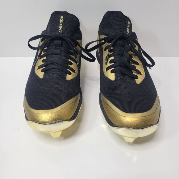 Boombah Men\'s Size 9 Molded Cleats Chrome Gold Metallic Gold Black main image 7